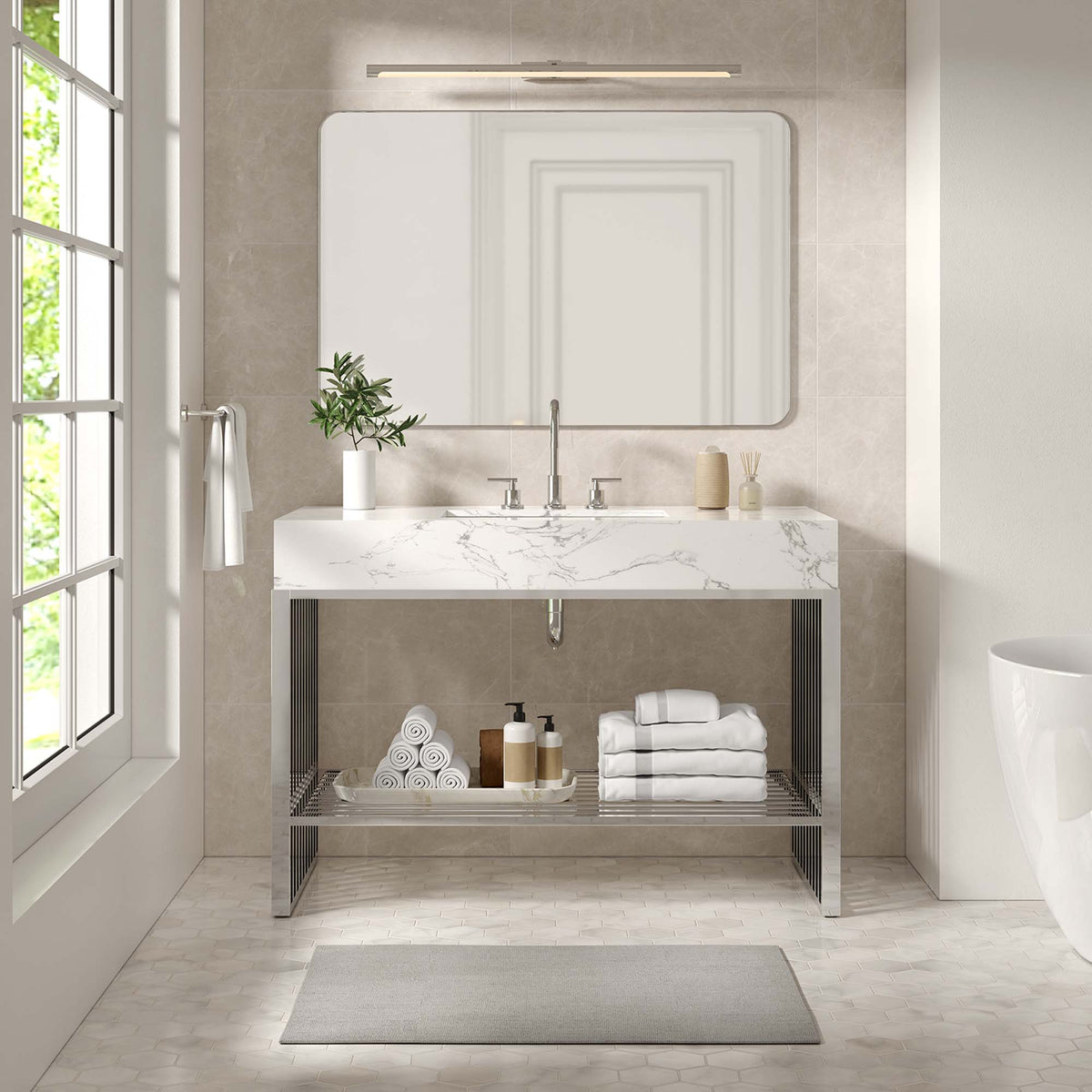 Gridiron 48" Bathroom Vanity by Modway - EEI-6109