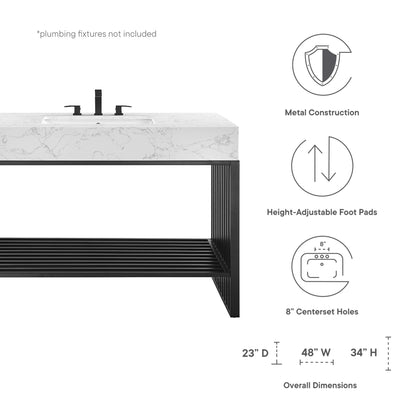 Gridiron 48" Bathroom Vanity by Modway - EEI-6110