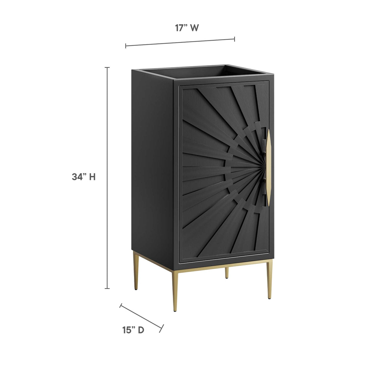 Awaken 18" Bathroom Vanity Cabinet by Modway