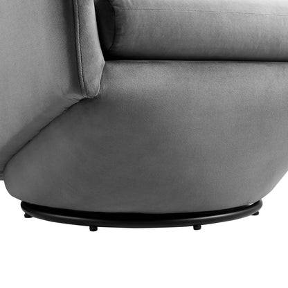 Series Performance Velvet Fabric Swivel Chair by Modway