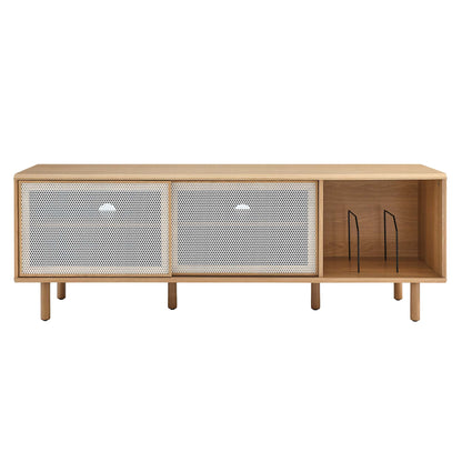 Kurtis 67" TV and Vinyl Record Stand by Modway