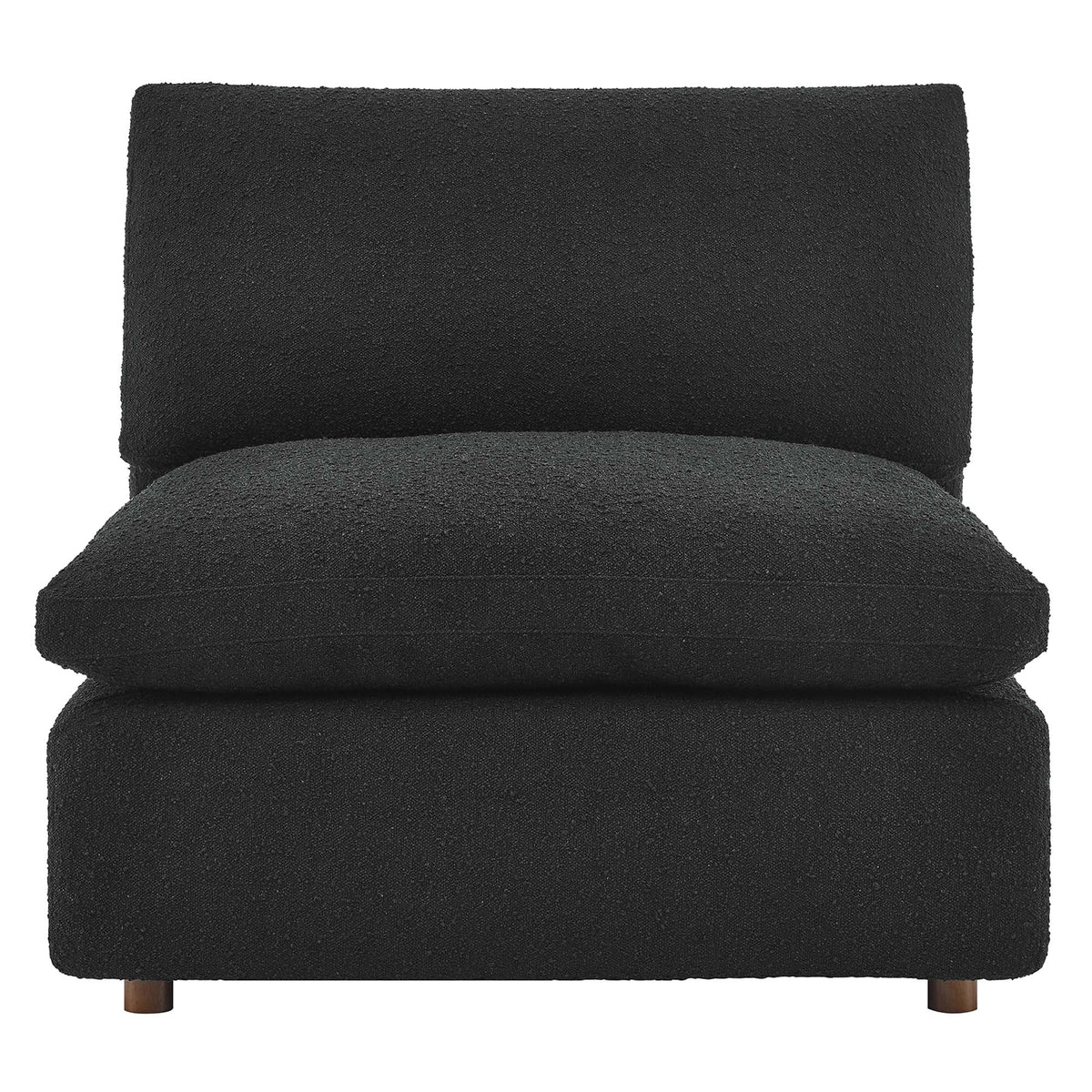 Commix Down Filled Overstuffed Boucle Fabric Armless Chair by Modway