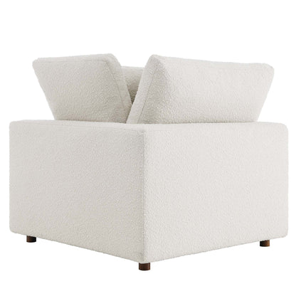 Commix Down Filled Overstuffed Boucle Fabric Corner Chair by Modway