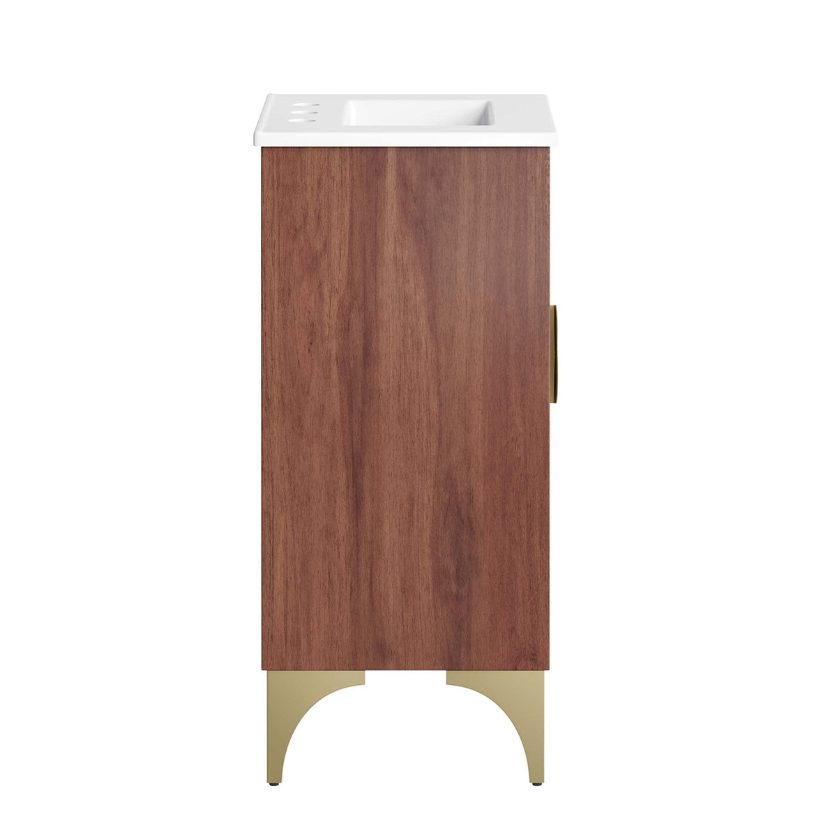 Daylight 18" Bathroom Vanity by Modway - White Walnut