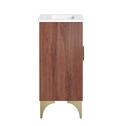 Daylight 18" Bathroom Vanity by Modway - White Walnut