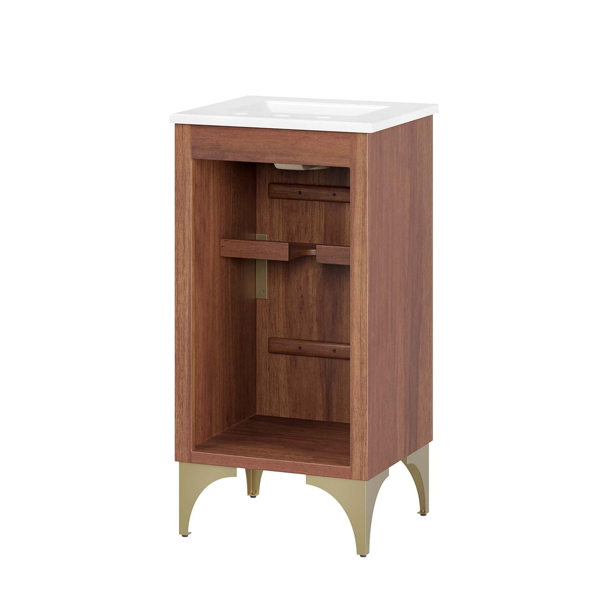 Daylight 18" Bathroom Vanity by Modway - White Walnut