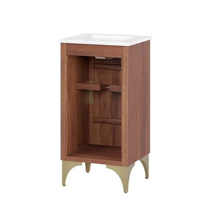 Daylight 18" Bathroom Vanity by Modway - White Walnut