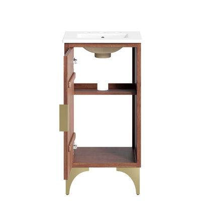 Daylight 18" Bathroom Vanity by Modway - White Walnut