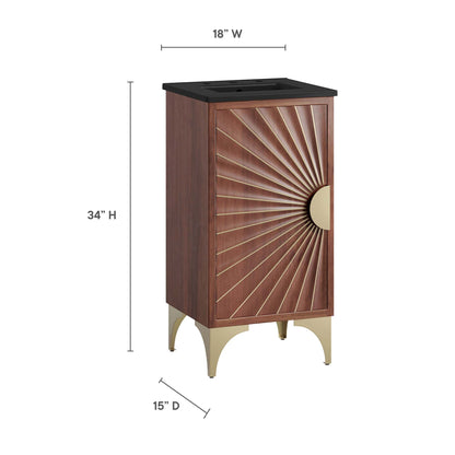 Daylight 18" Bathroom Vanity by Modway - Black Walnut