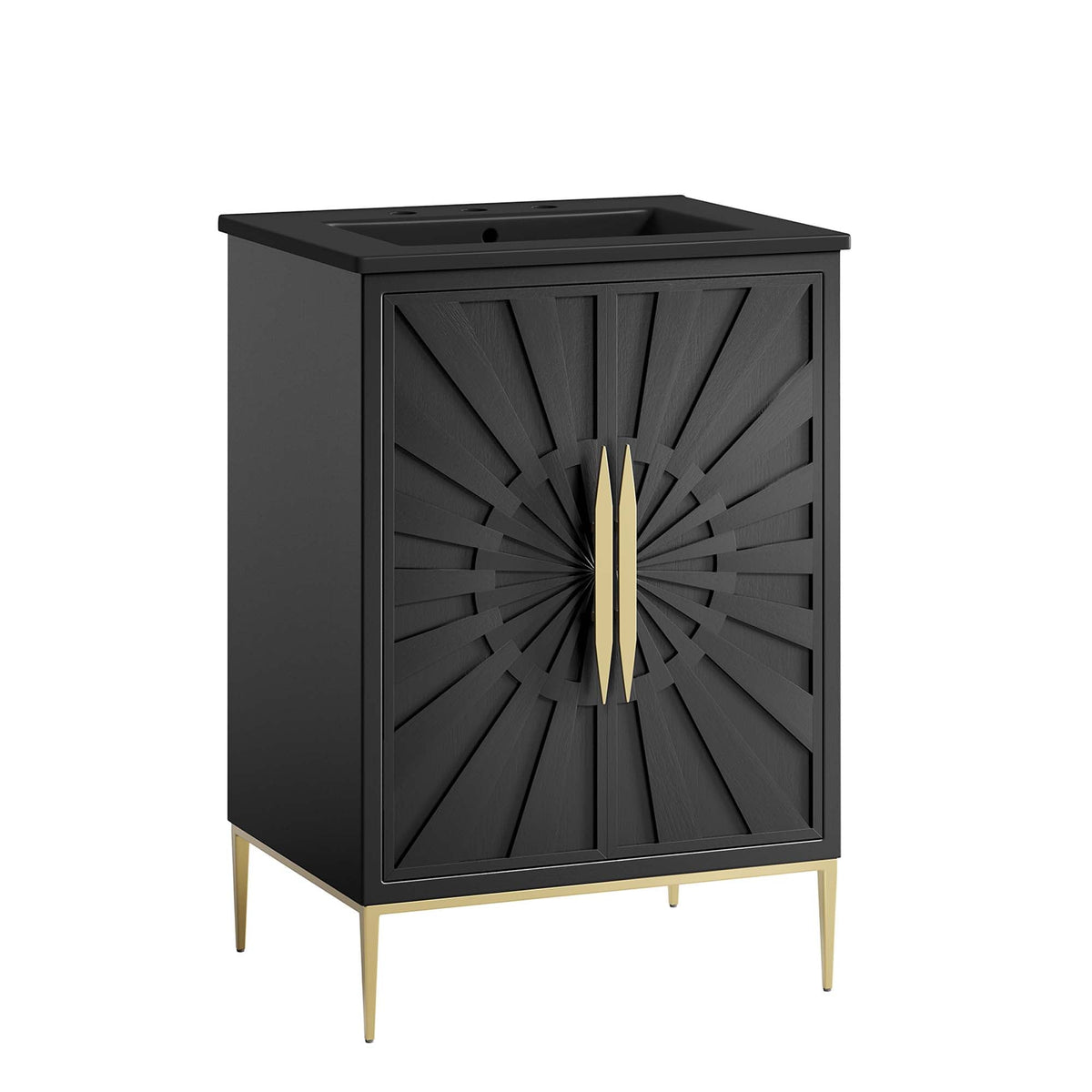 Awaken 24" Bathroom Vanity by Modway - Black Black