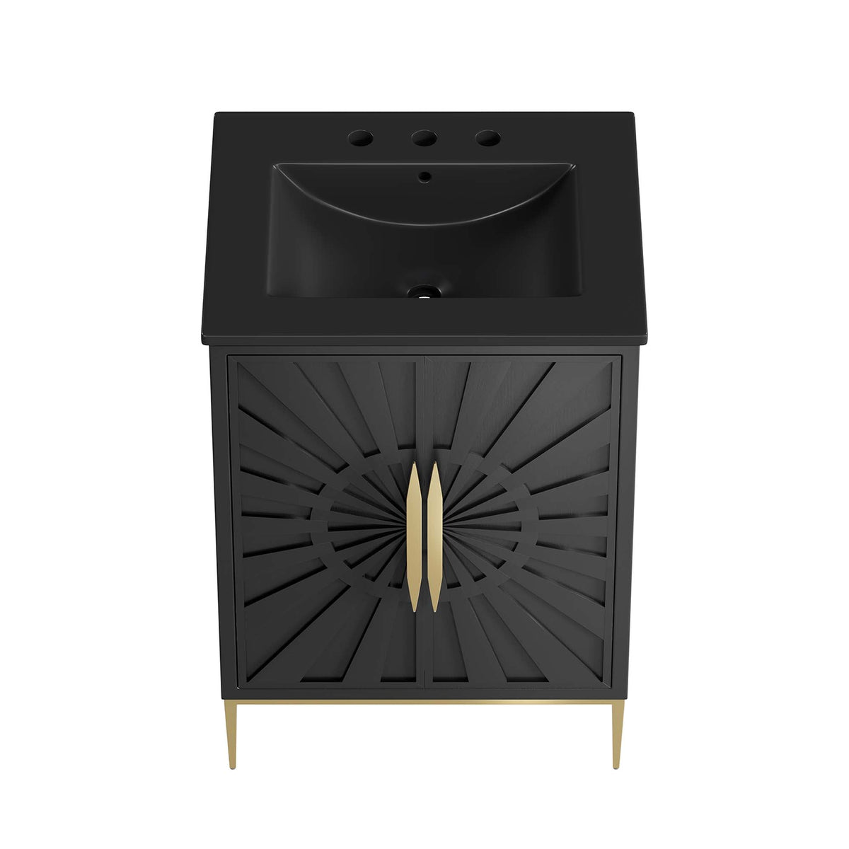 Awaken 24" Bathroom Vanity by Modway - Black Black