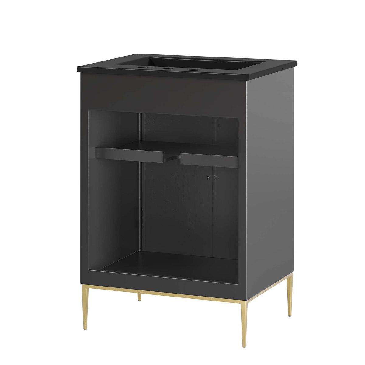 Awaken 24" Bathroom Vanity by Modway - Black Black