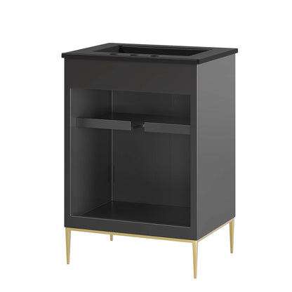 Awaken 24" Bathroom Vanity by Modway - Black Black