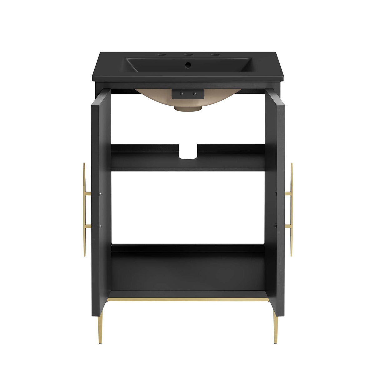 Awaken 24" Bathroom Vanity by Modway - Black Black