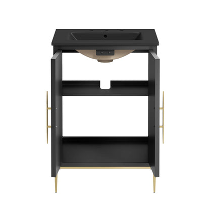 Awaken 24" Bathroom Vanity by Modway - Black Black