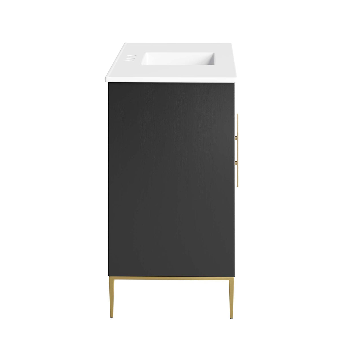 Awaken 48" Bathroom Vanity by Modway - White Black