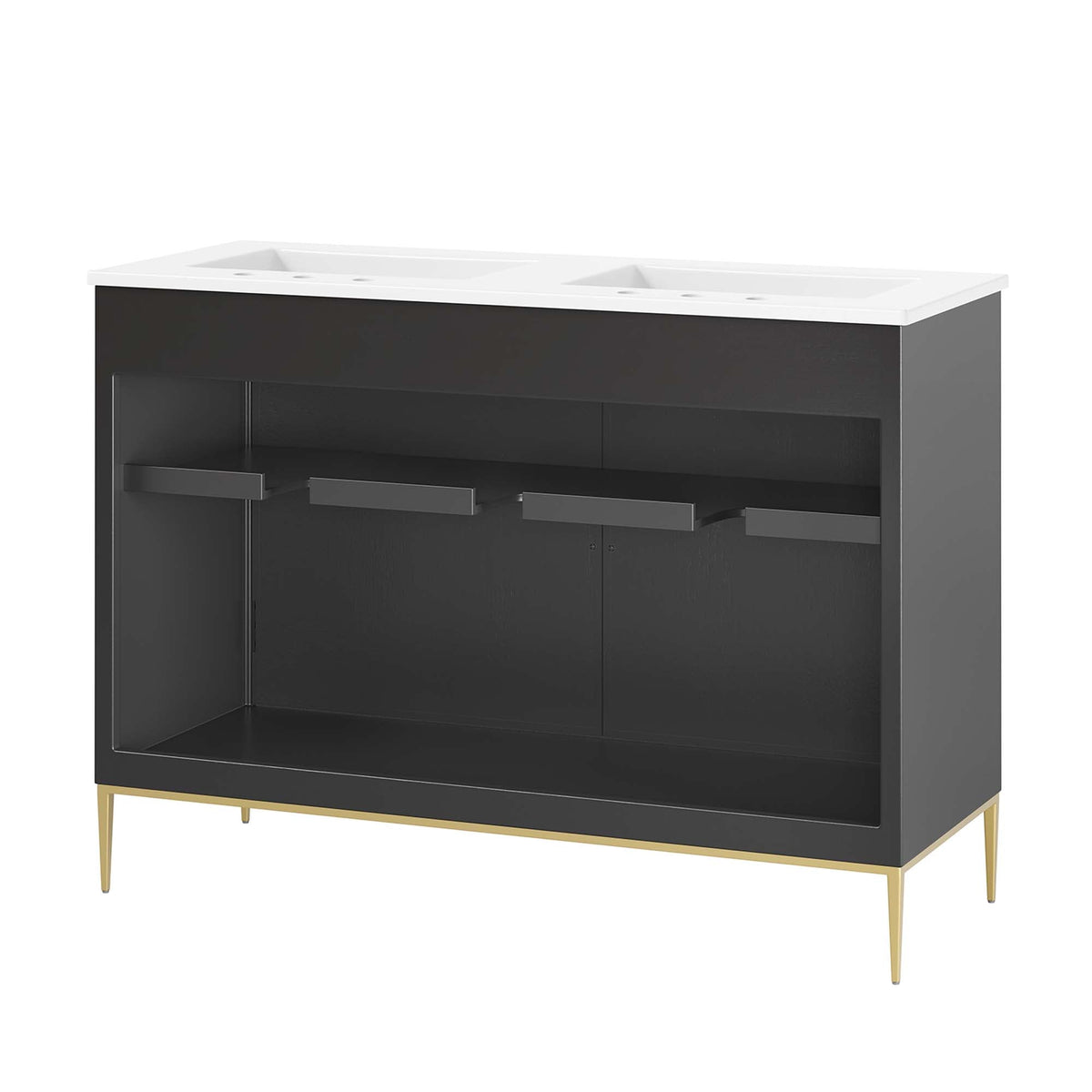 Awaken 48" Bathroom Vanity by Modway - White Black
