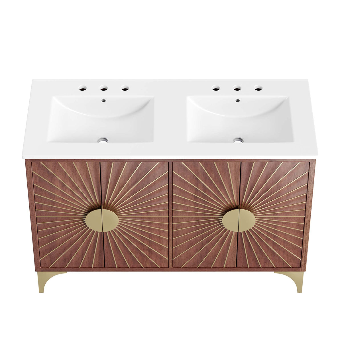 Daylight 48" Double Sink Bathroom Vanity by Modway - EEI-6306