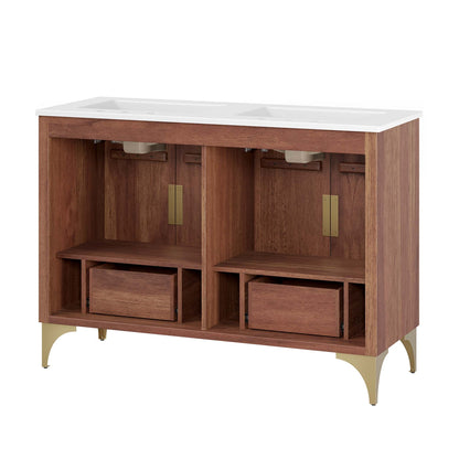 Daylight 48" Double Sink Bathroom Vanity by Modway - EEI-6306