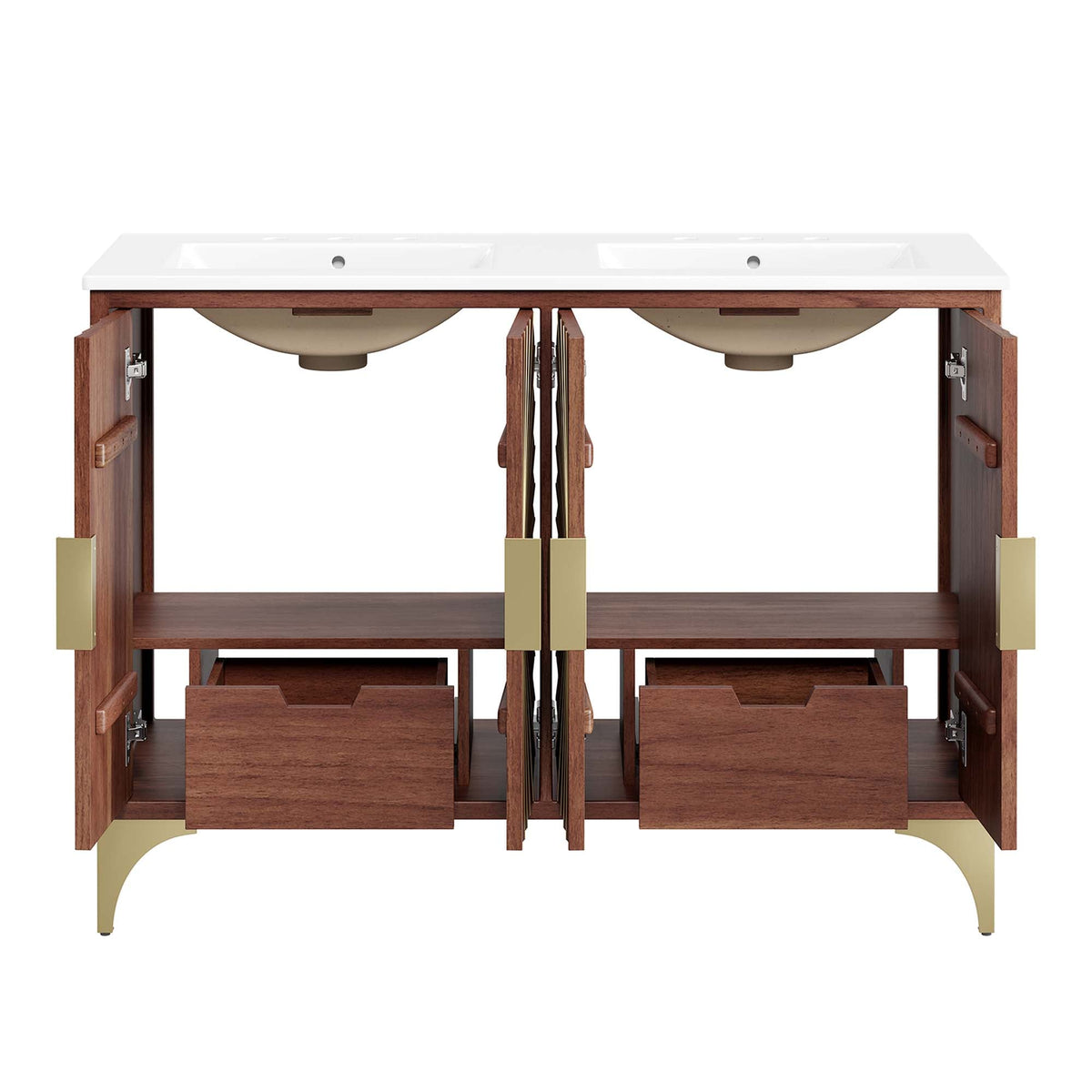 Daylight 48" Double Sink Bathroom Vanity by Modway - EEI-6306