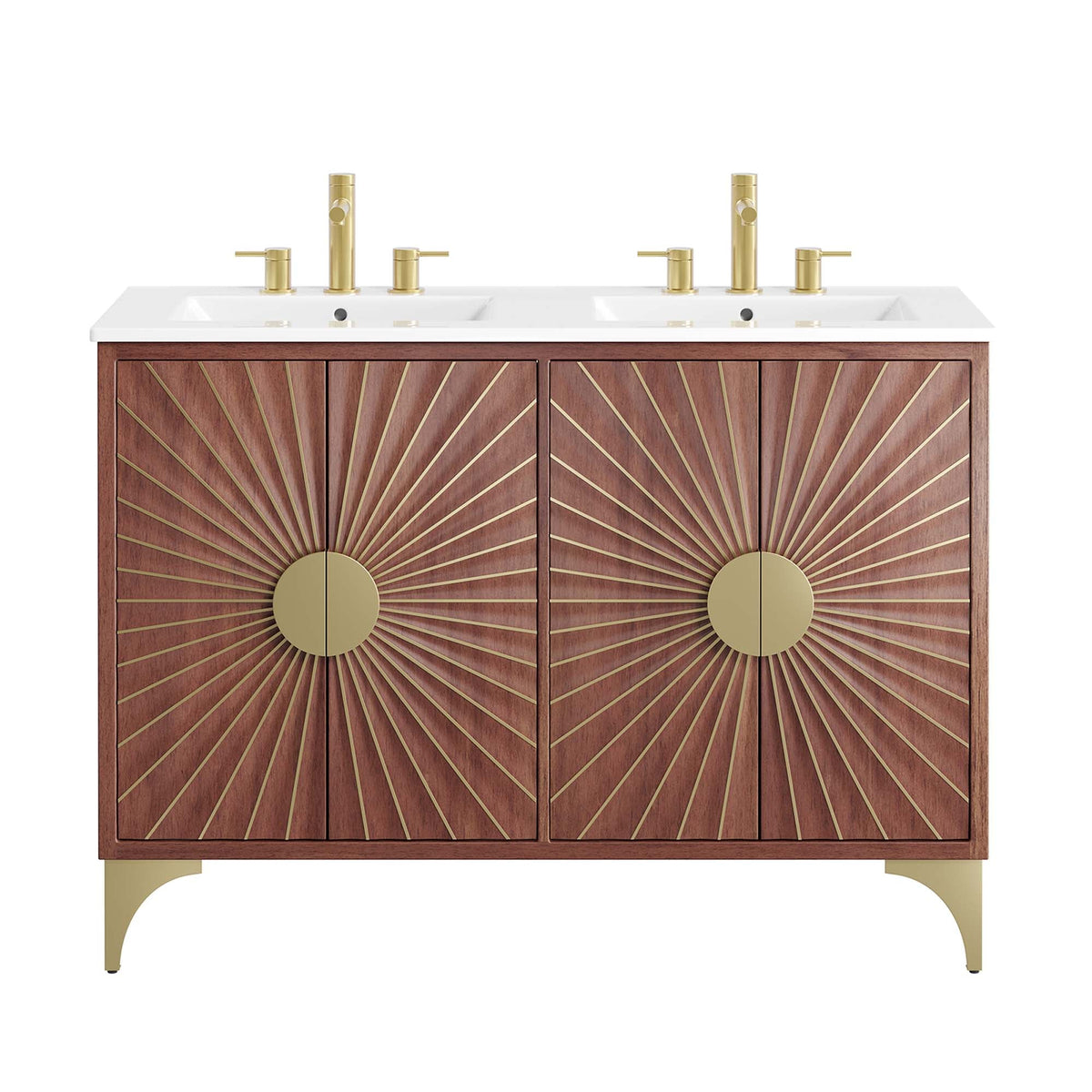 Daylight 48" Double Sink Bathroom Vanity by Modway - EEI-6306