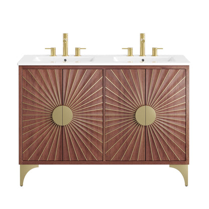 Daylight 48" Double Sink Bathroom Vanity by Modway - EEI-6306
