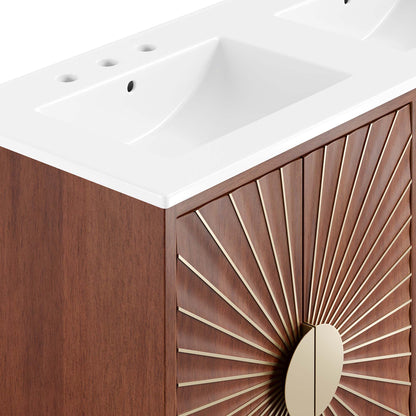 Daylight 48" Double Sink Bathroom Vanity by Modway - EEI-6306