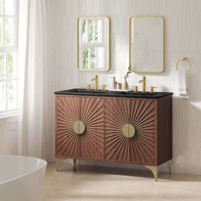 Daylight 48" Double Sink Bathroom Vanity by Modway - EEI-6308