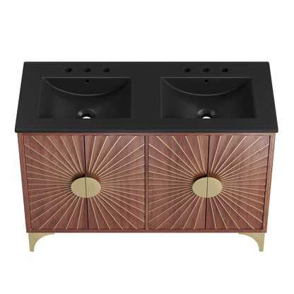 Daylight 48" Double Sink Bathroom Vanity by Modway - EEI-6308