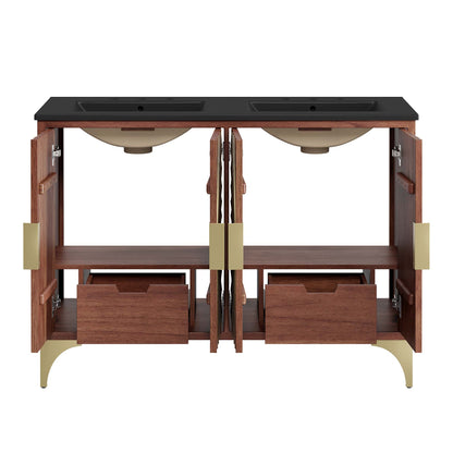 Daylight 48" Double Sink Bathroom Vanity by Modway - EEI-6308