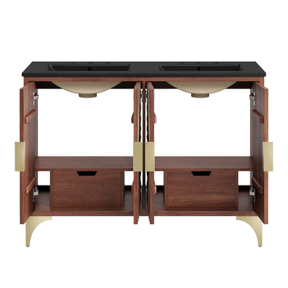 Daylight 48" Double Sink Bathroom Vanity by Modway - EEI-6308