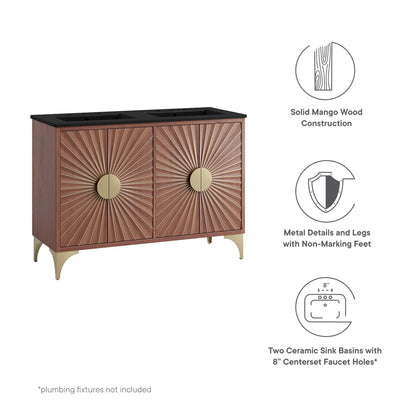 Daylight 48" Double Sink Bathroom Vanity by Modway - EEI-6308