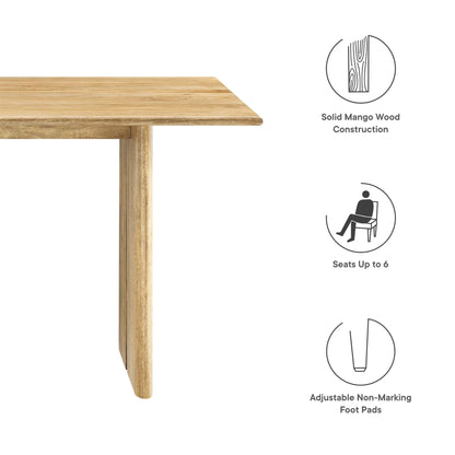 Amistad 60" Wood Dining Table by Modway