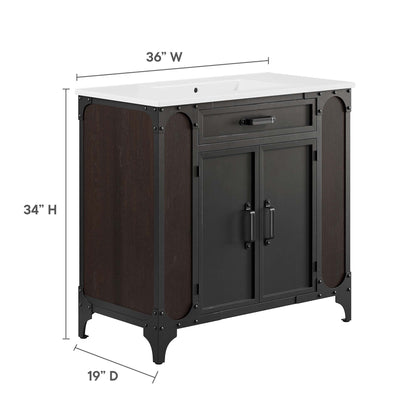 Steamforge 36" Bathroom Vanity by Modway - EEI-6417