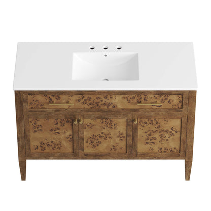 Elysian 48" Wood Single Sink Bathroom Vanity by Modway - EEI-6452