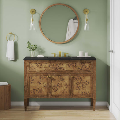 Elysian 48" Wood Single Sink Bathroom Vanity by Modway - EEI-6453