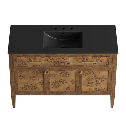 Elysian 48" Wood Single Sink Bathroom Vanity by Modway - EEI-6453