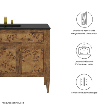 Elysian 48" Wood Single Sink Bathroom Vanity by Modway - EEI-6453