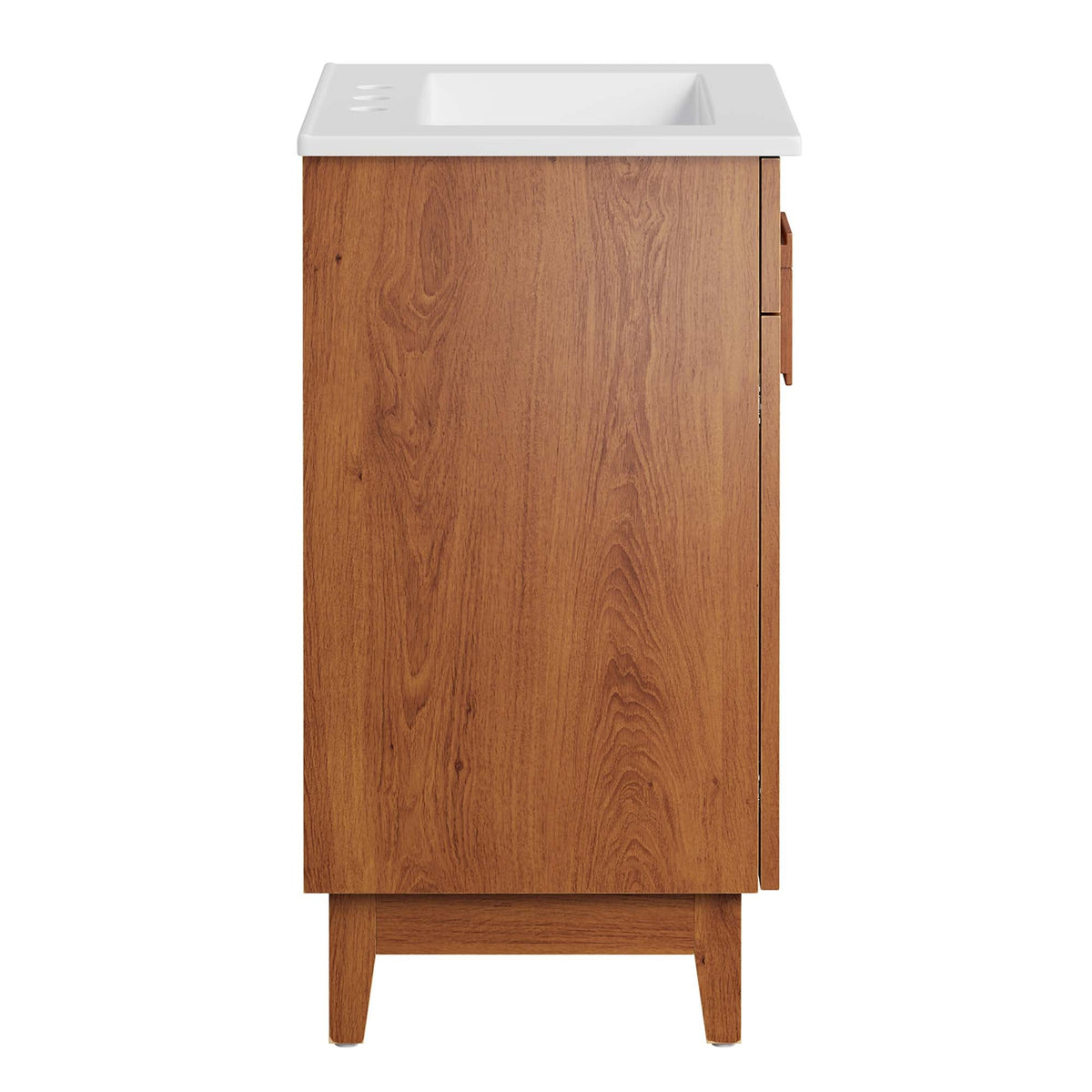 Miles 24" Bathroom Vanity by Modway - White Oak / White Walnut