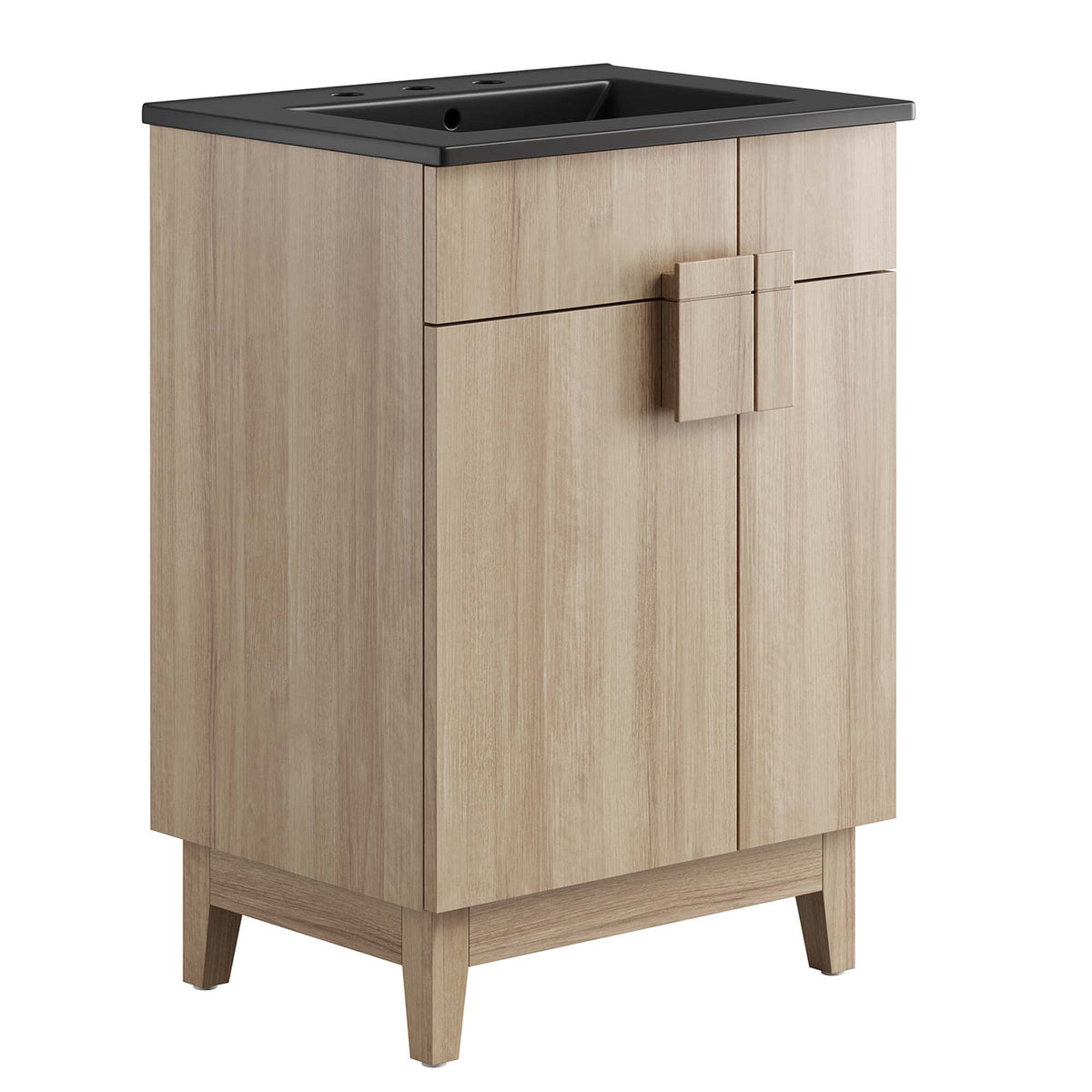 Miles 24" Bathroom Vanity by Modway - Black Oak / Black Walnut