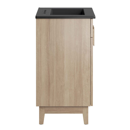 Miles 24" Bathroom Vanity by Modway - Black Oak / Black Walnut