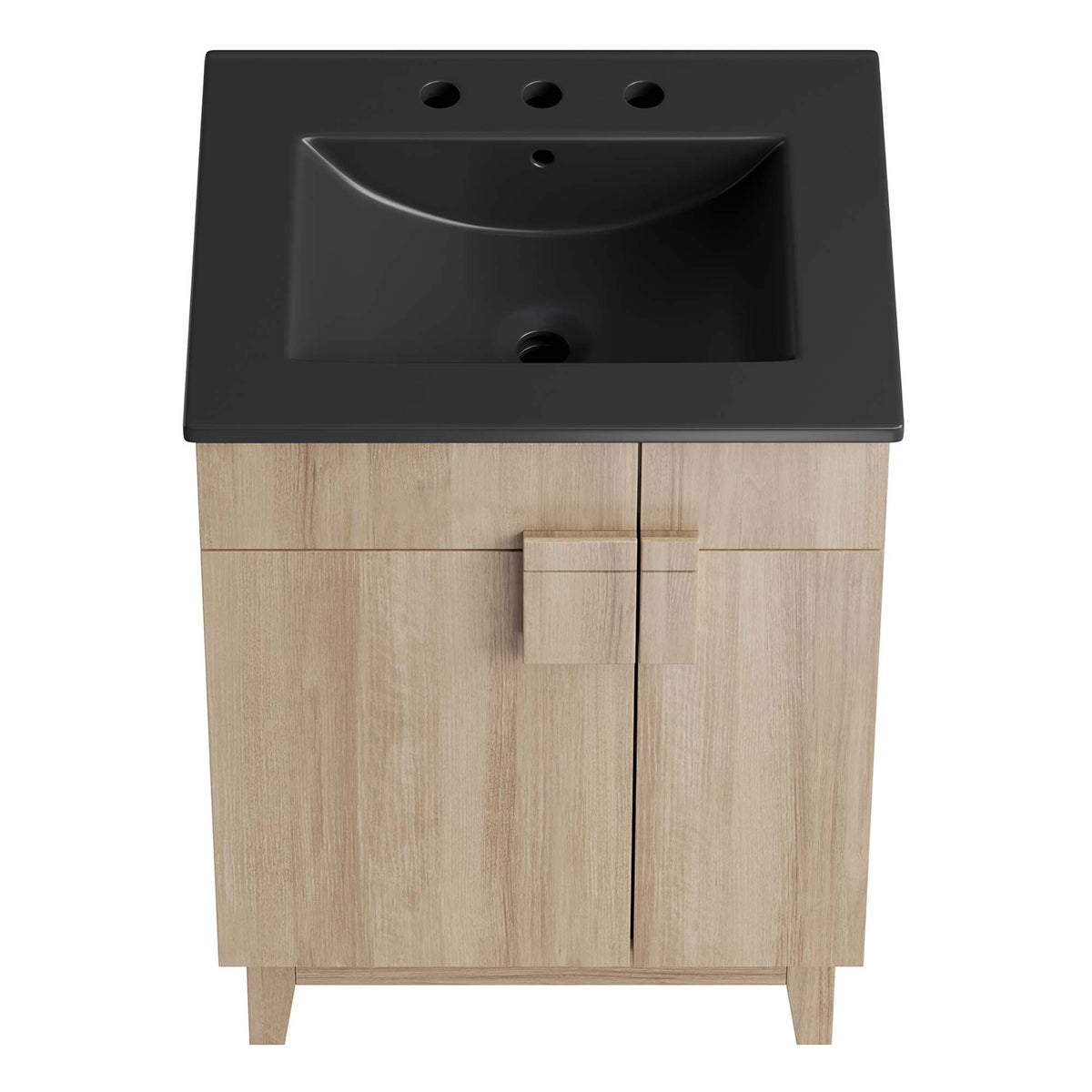 Miles 24" Bathroom Vanity by Modway - Black Oak / Black Walnut