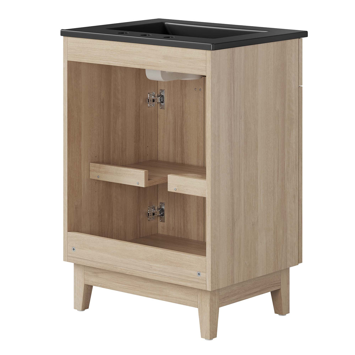 Miles 24" Bathroom Vanity by Modway - Black Oak / Black Walnut