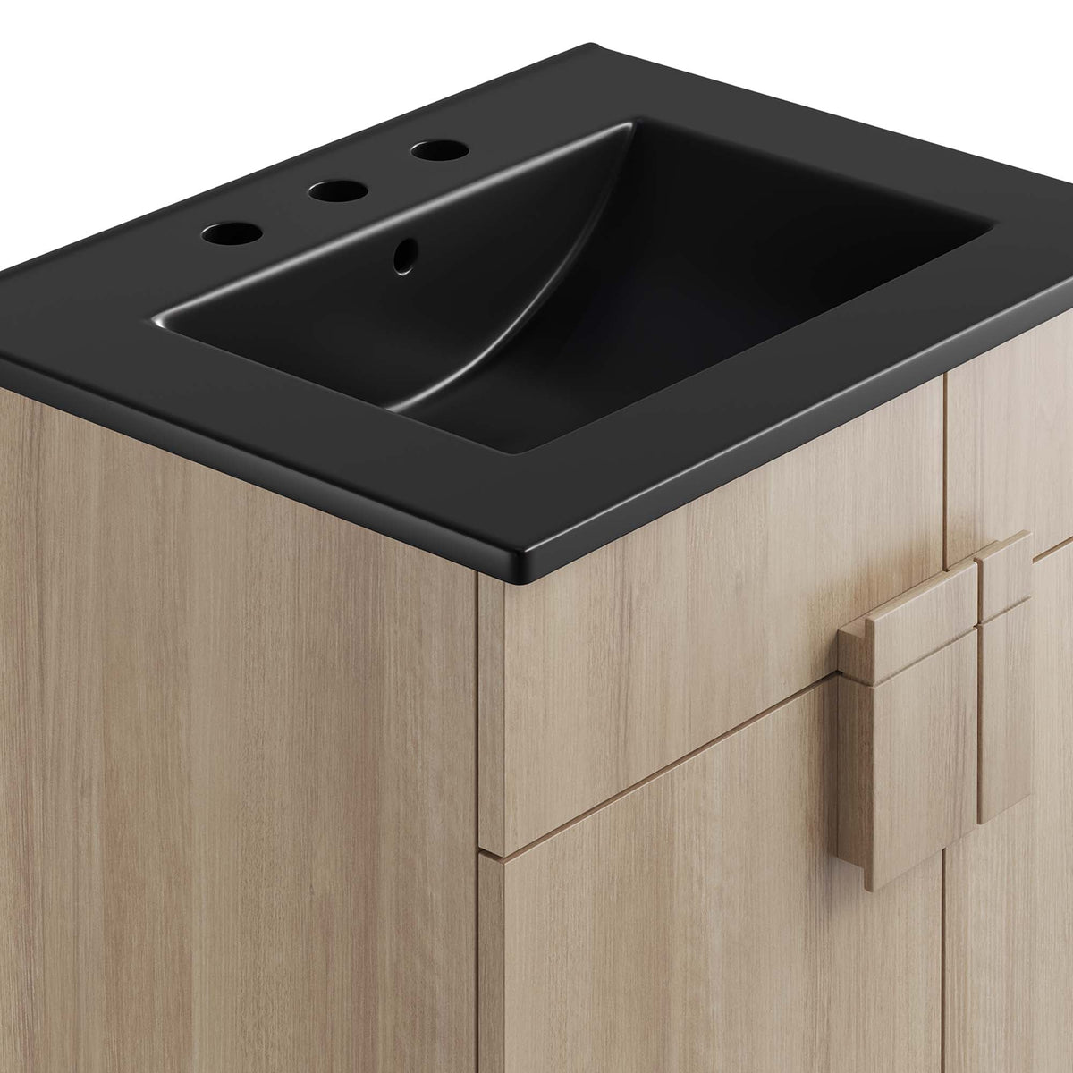 Miles 24" Bathroom Vanity by Modway - Black Oak / Black Walnut