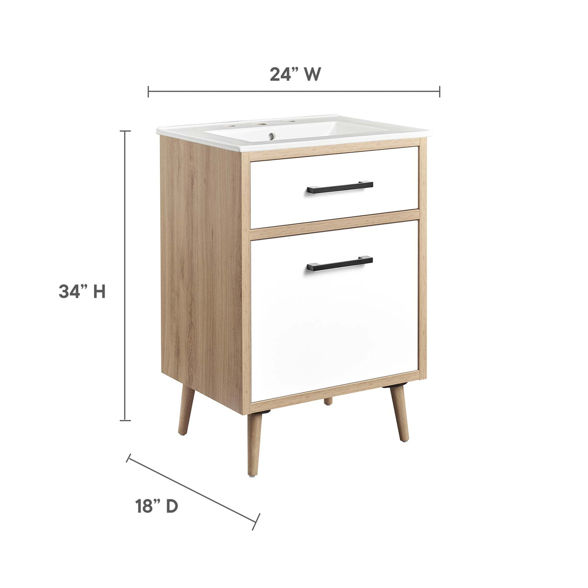 Maverick 24" Bathroom Vanity by Modway - EEI-6498