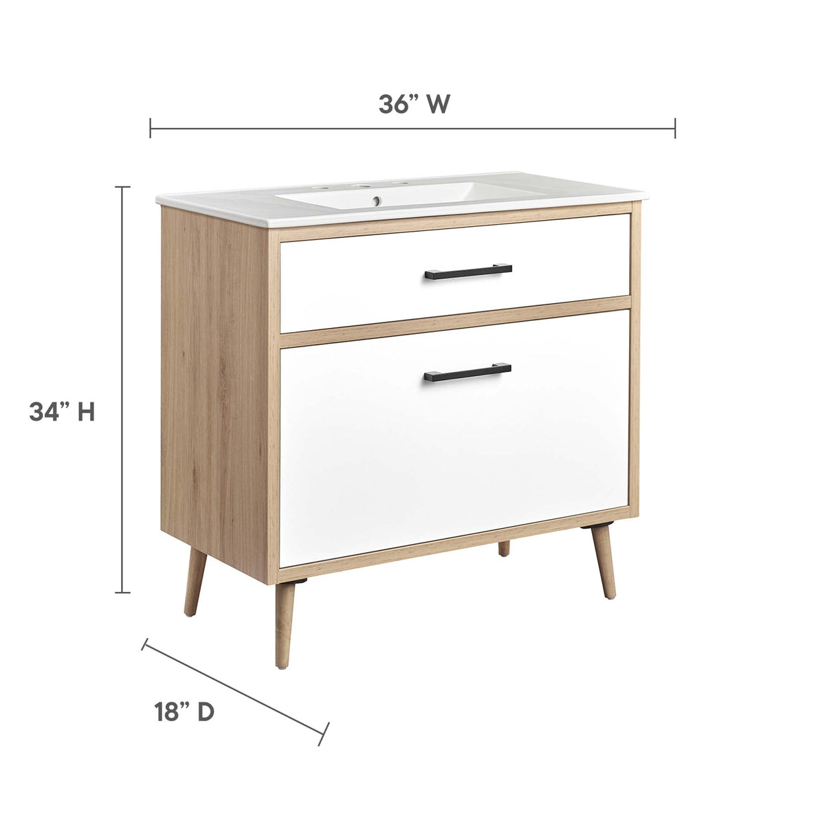 Maverick 36" Bathroom Vanity by Modway - EEI-6500