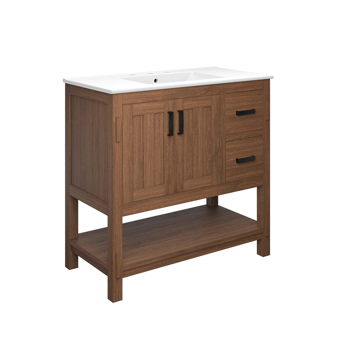 Ashlyn 36" Wood Bathroom Vanity by Modway