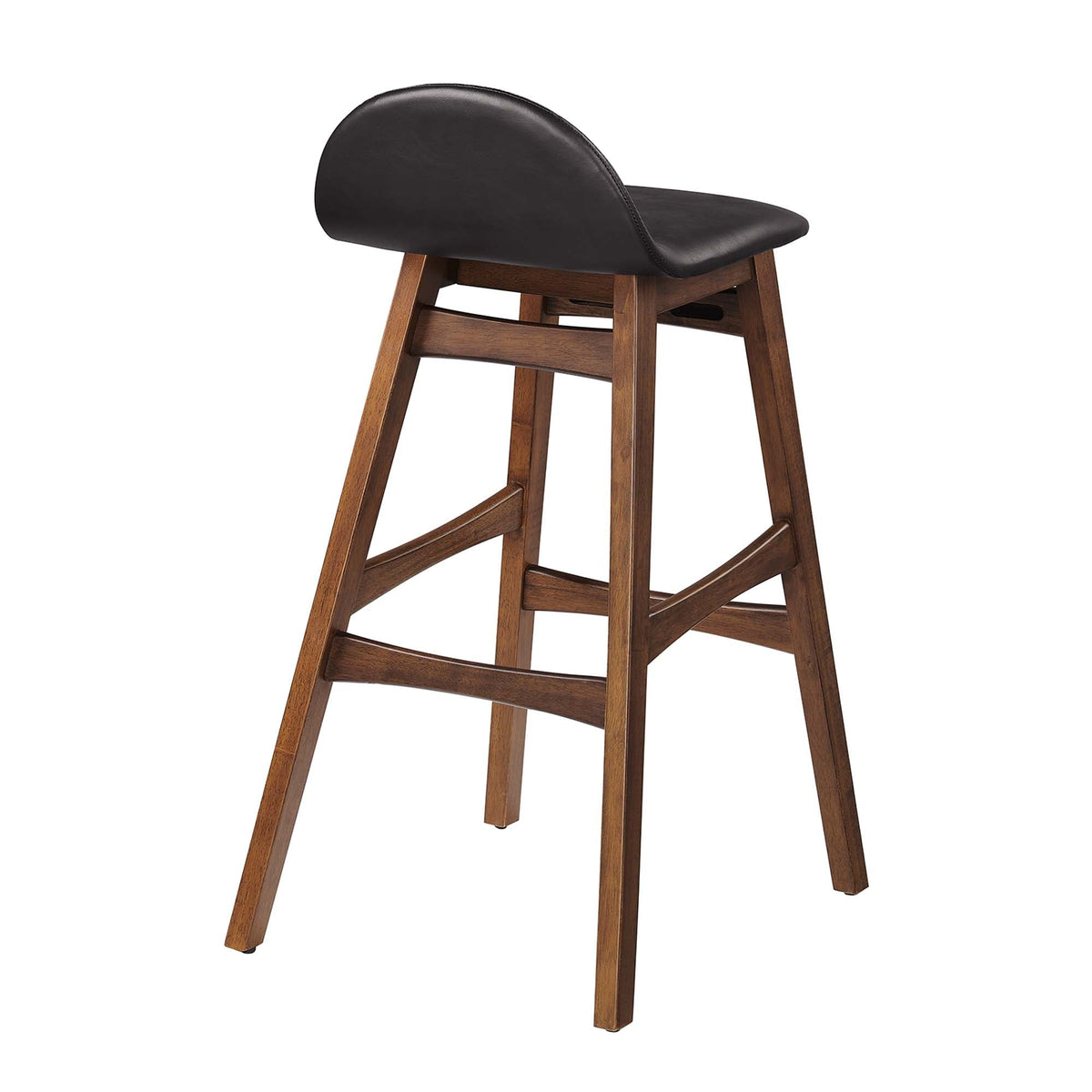 Juno Wood Bar Stool Set of 2 by Modway - Brown