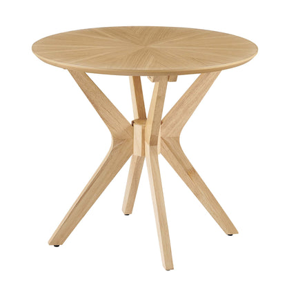 Crossroads 24" Round Wood Side Table by Modway