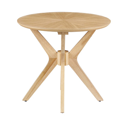 Crossroads 24" Round Wood Side Table by Modway